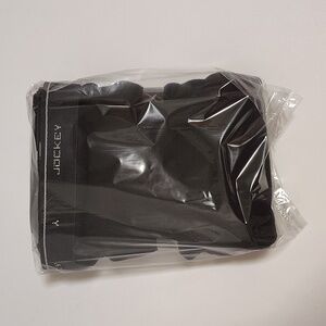 New Jockey Men's Black Classic Briefs with Logo Waistband Sz 34